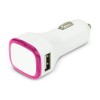 White Pink Callisto Car Chargers